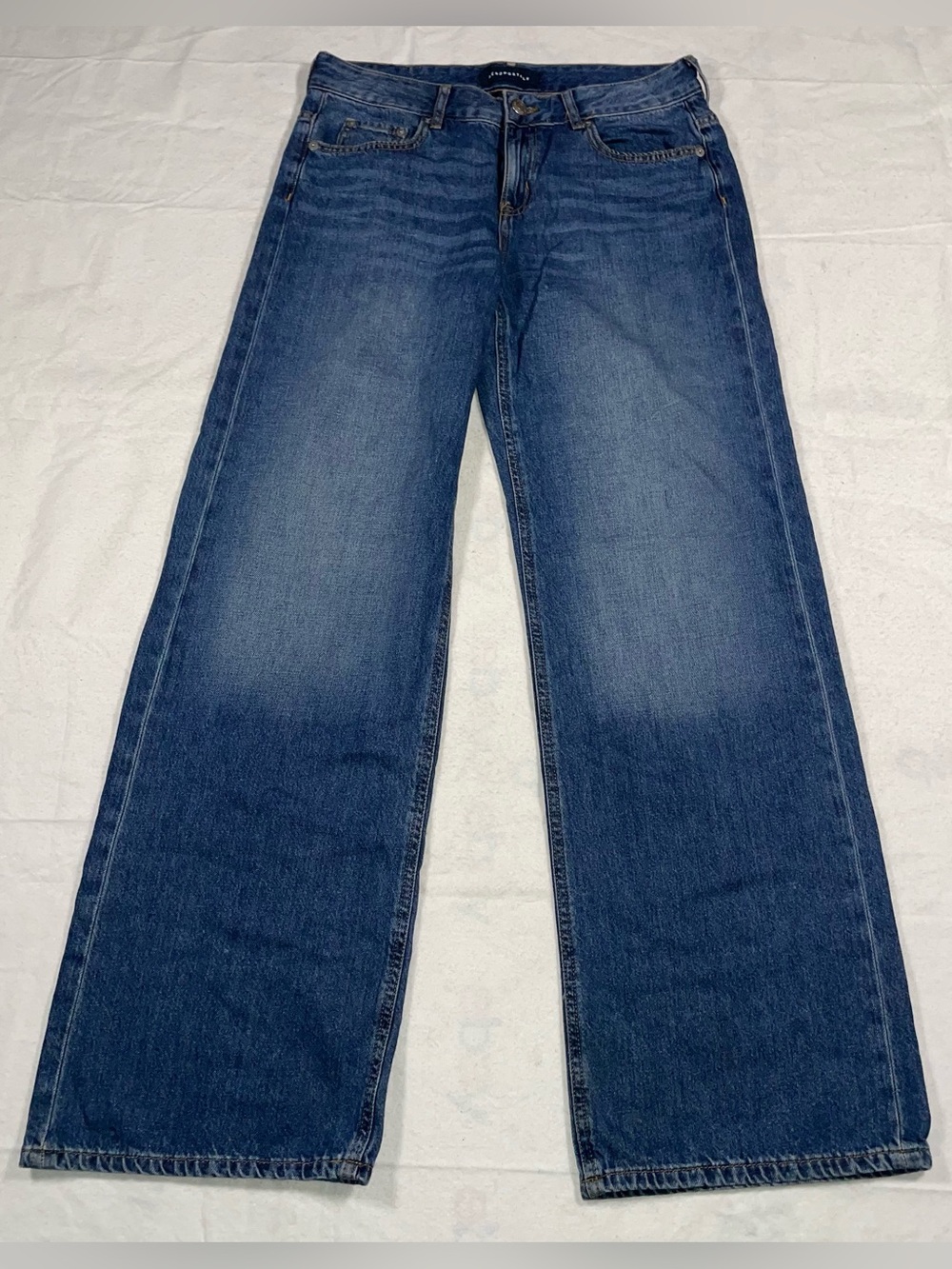 Aeropostale 2 Baggy Wide Leg 100% Cotton Jeans Y2K Streetwear